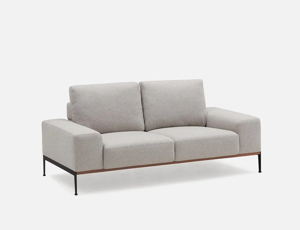 LORETTA velvet 3-seater sofa