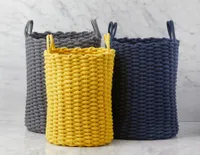 BROCK set of 3 cotton rope baskets
