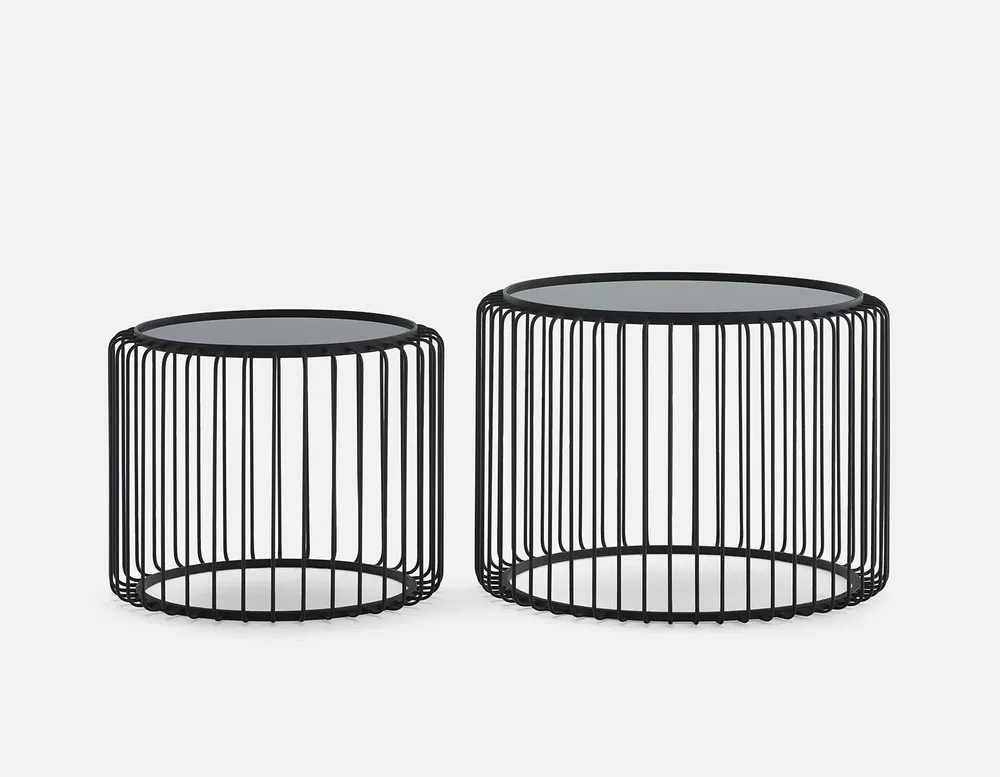 REDA set of 2 nesting tables 54 cm and 68 cm