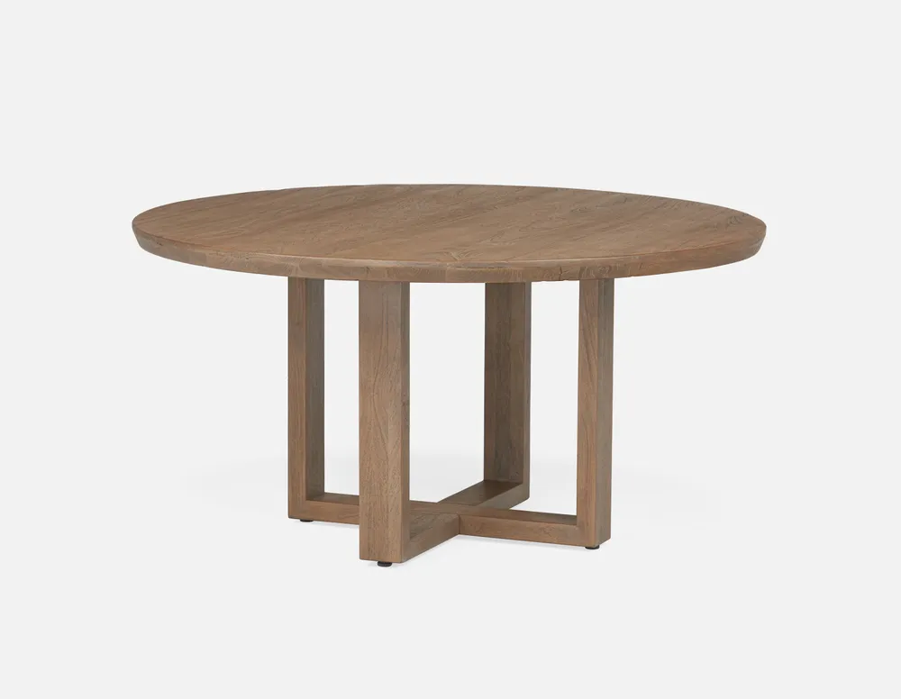 TEMPI solid mango wood dining table 150 cm