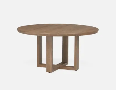 TEMPI solid mango wood dining table 150 cm