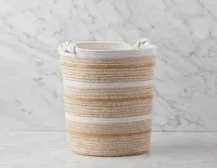 BERNARD cotton rope and jute basket