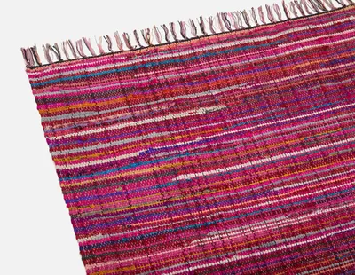 NIAME woven silk and cotton rug 160 cm x 230 cm
