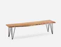 RENO solid acacia wood bench