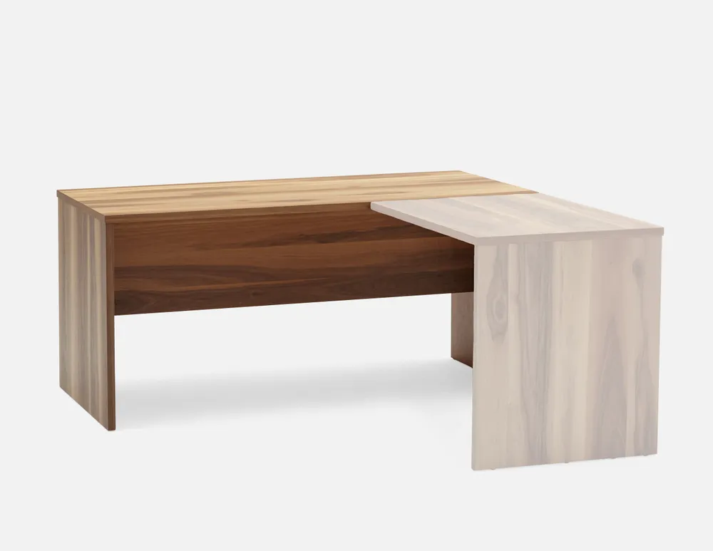 FRANKE walnut veneer desk 200 cm