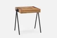 ZAK recycled teak wood end table 50 cm