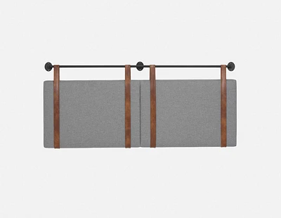 NINO modern suspended queen headboard