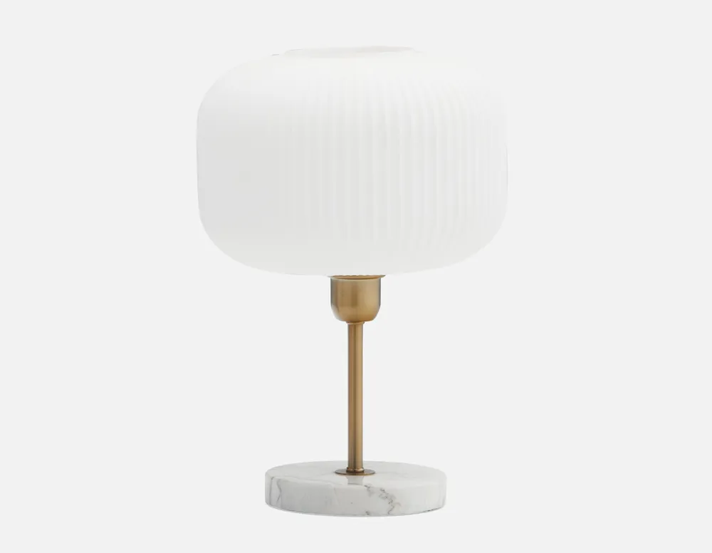 ILIANA table lamp with marble base 43 cm height