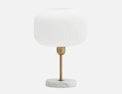 ILIANA table lamp with marble base 43 cm height