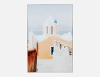 SANTORINI I framed giclée 80 cm x 120