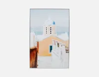 SANTORINI I framed giclée 80 cm x 120