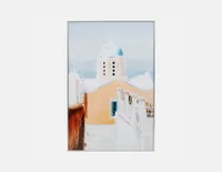 SANTORINI I framed giclée 80 cm x 120