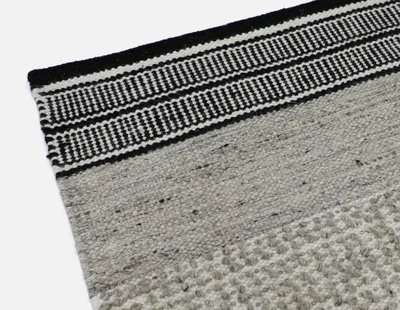 BITAR handwoven wool and polyester rug runners 76 cm x 183