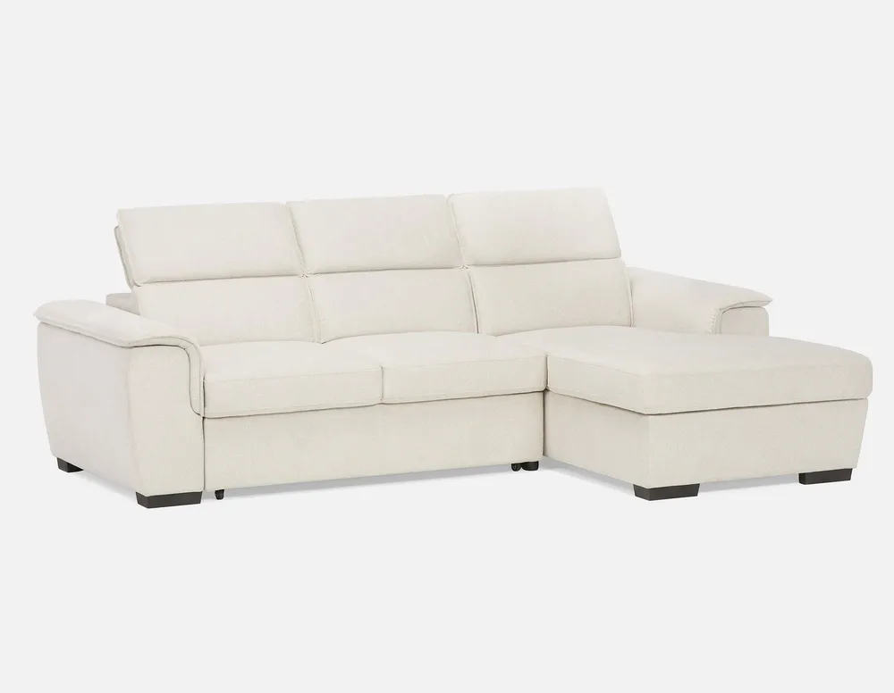 ODETTE sectional sofa-bed with storage