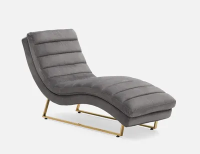 ANNE velvet lounge chair