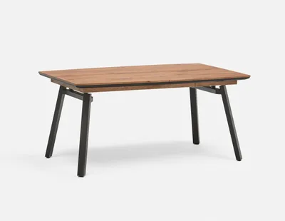 ZENGA oak veneer extendable dining table 190 cm to 240 cm