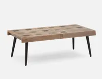 SARLA recycled teak coffee table 120 cm