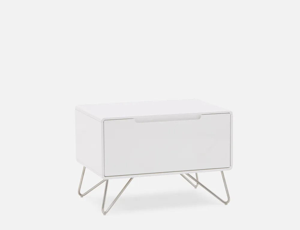 SNOWER lacquered nightstand