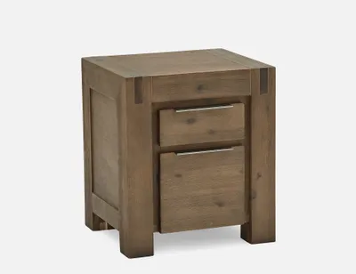 HAMBURG acacia wood nightstand