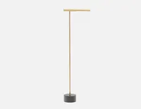 DENZEL led floor lamp with marble base 148 cm height