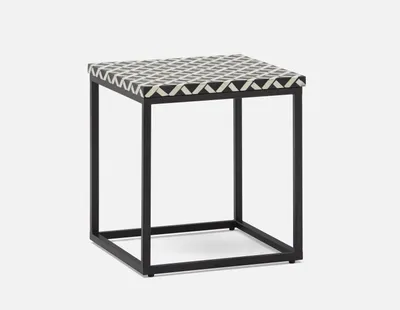 TIRNAVOS handcrafted end table 45 cm