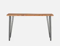 RENO solid acacia wood bar table 160cm