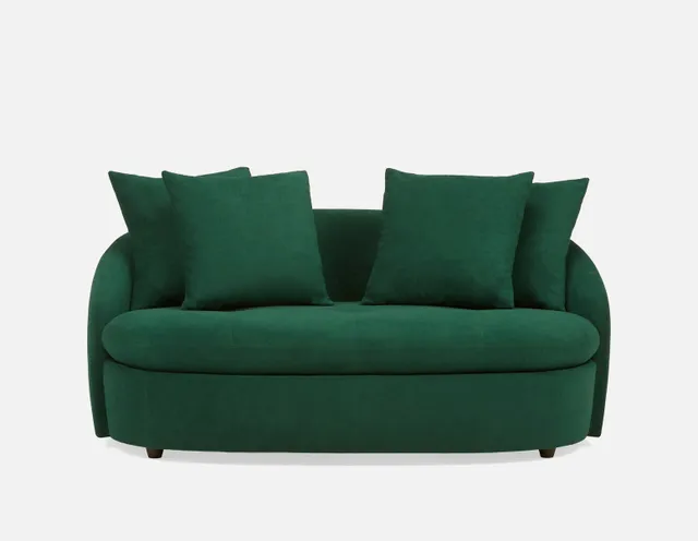 Structube BAGDA tufted velvet loveseat