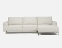 VICTOR left-facing sectional sofa