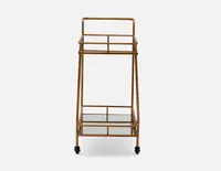 MARINGA mirrored cart