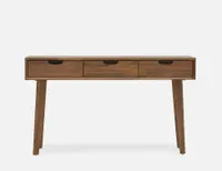 DINA acacia wood storage console table 140 cm