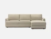 WESTON left-facing sectional sofa with storage