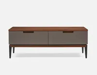 PENDA walnut veneer coffee table 120 cm