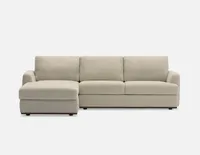 WESTON left-facing sectional sofa with storage