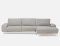 PRESTON left-facing sectional sofa