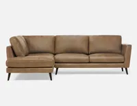 JEROME left-facing sectional sofa