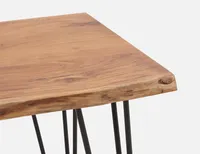 RENO solid acacia wood end table 60 cm