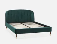 KYOTO velvet tufted queen bed