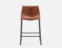 HAYDEN counter stool with backrest 61 cm