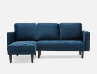 TODD interchangeable sectional velvet sofa