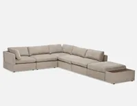 MALIYAH modular sectional sofa with storage