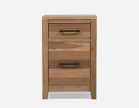 BAIYO acacia wood bedside table