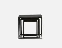 SILHOU set of square nesting tables