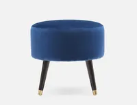 LIVIA velvet ottoman