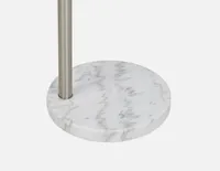 BARRY marble base LED floor lamp 216 cm height