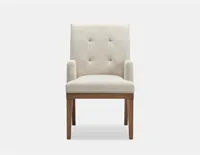 VICTORIA tufted dining armchair
