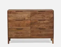 CARMELO mango wood 6-drawer dresser