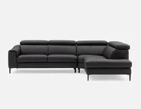 SULI right-facing sectional sofa with adjustable headrests