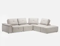 KAMEO modular sectional sofa with movable backrests