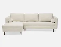 KINSEY left-facing sectional sofa