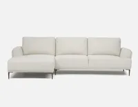 VICTOR left-facing sectional sofa